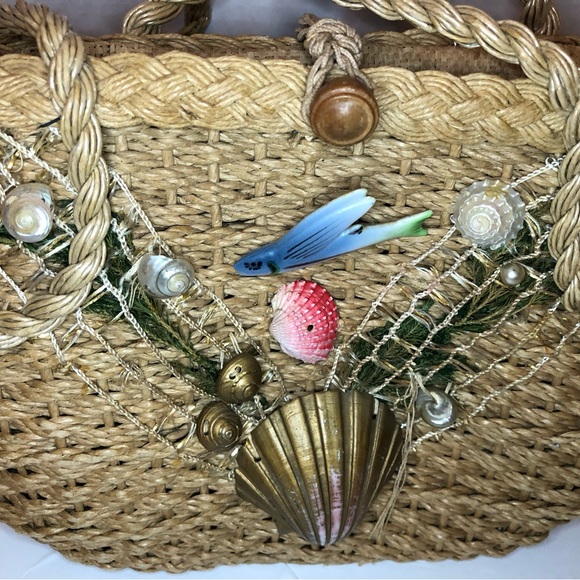 Vintage Marcus Brothers beach purse - Picture 2 of 6